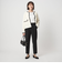 ［size SHORT/TALLあり］ダブルクロス テーパード パンツ ウォッシャブル ストレッチ