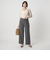 ［size SHORT/TALLあり］ダブルクロス ワイド パンツ ウォッシャブル ストレッチ