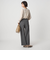 ［size SHORT/TALLあり］ダブルクロス ワイド パンツ ウォッシャブル ストレッチ