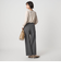 ［size SHORT/TALLあり］ダブルクロス ワイド パンツ ウォッシャブル ストレッチ