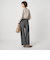 ［size SHORT/TALLあり］ダブルクロス ワイド パンツ ウォッシャブル ストレッチ