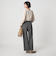 ［size SHORT/TALLあり］ダブルクロス ワイド パンツ ウォッシャブル ストレッチ