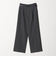 ［size SHORT/TALLあり］ダブルクロス ワイド パンツ ウォッシャブル ストレッチ