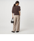 ［size SHORT/TALLあり］ダブルクロス ワイド パンツ ウォッシャブル ストレッチ
