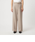 ［size SHORT/TALLあり］ダブルクロス ワイド パンツ ウォッシャブル ストレッチ