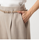 ［size SHORT/TALLあり］ダブルクロス ワイド パンツ ウォッシャブル ストレッチ