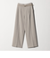 ［size SHORT/TALLあり］ダブルクロス ワイド パンツ ウォッシャブル ストレッチ