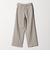 ［size SHORT/TALLあり］ダブルクロス ワイド パンツ ウォッシャブル ストレッチ