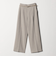 ［size SHORT/TALLあり］ダブルクロス ワイド パンツ ウォッシャブル ストレッチ