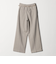 ［size SHORT/TALLあり］ダブルクロス ワイド パンツ ウォッシャブル ストレッチ