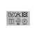 ドットジャカード タイト スカート