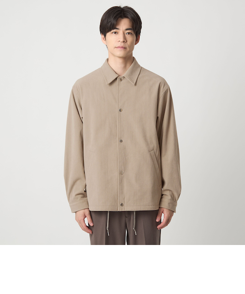 コーデュロイ コーチ ジャケット -ストレッチ-｜グリーン