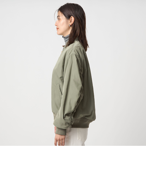 :green label relaxing MA-1ウォッシャブル撥水吸湿発熱 UNITED ARROWS green label relaxing｜ツイル コクーン MA-1