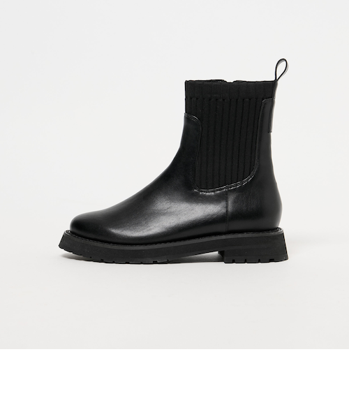 美品 green label relaxing ストレッチ ショートブーツ M ストレッチ ショートブーツ（3cmヒール）―撥水―