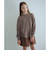ハート総柄 ワッフル ロングスリーブTシャツ / キッズ  100cmー160cm