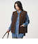 【別注】＜Barbour＞コーデュロイ×フェイクファー リバーシブル ベスト