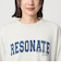 【WEB限定】＜at ease＞ロゴ スウェット プルオーバー