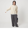 【WEB限定】＜at ease＞ダブルフェイス プルオーバー カットソー