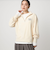 【WEB限定】＜at ease＞ベロア ハーフジップ プルオーバー
