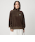 【WEB限定】＜at ease＞ベロア ハーフジップ プルオーバー