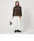 【WEB限定】＜at ease＞ベロア ハーフジップ プルオーバー