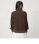 【WEB限定】＜at ease＞ベロア ハーフジップ プルオーバー