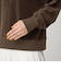 【WEB限定】＜at ease＞ベロア ハーフジップ プルオーバー