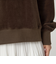 【WEB限定】＜at ease＞ベロア ハーフジップ プルオーバー
