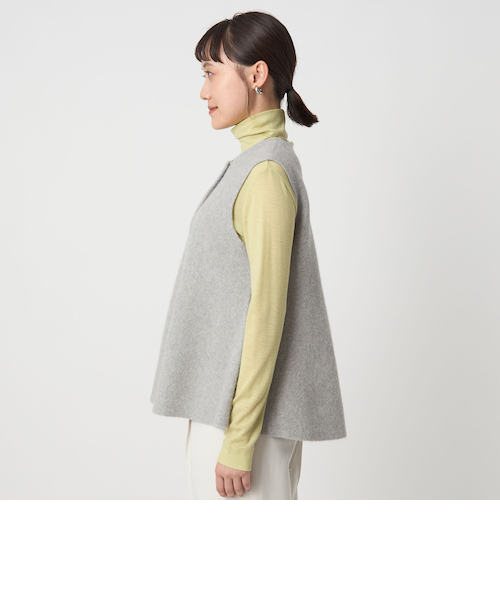 FOXブレンド セッケツ ニット ジレ｜グリーンレーベル
