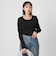 フライス Uネック Tシャツ