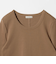 フライス Uネック Tシャツ