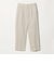 コットン チノ 1プリーツ W4 ワイドパンツ