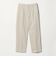 コットン チノ 1プリーツ W4 ワイドパンツ