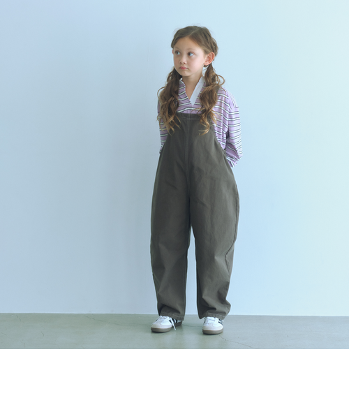 MACHATT マチャット　ボーダーラガーシャツ　グリーン マルチボーダーラガーシャツ《2025autumn catalog item