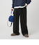 【WEB限定】＜at ease＞スラックス パンツ マシンウォッシャブル ストレッチ 帯電防止