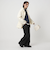 【WEB限定】＜at ease＞スラックス パンツ マシンウォッシャブル ストレッチ 帯電防止