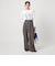 【WEB限定】＜at ease＞スラックス パンツ マシンウォッシャブル ストレッチ 帯電防止