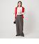 【WEB限定】＜at ease＞スラックス パンツ マシンウォッシャブル ストレッチ 帯電防止