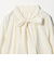 ボウタイ ギャザー ブラウス