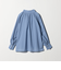 ボウタイ ギャザー ブラウス