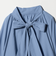 ボウタイ ギャザー ブラウス