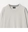 コットン ポリエステル クルーネック ニット