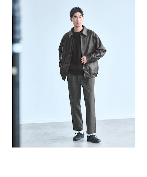 A2 レザーライク ブルゾン｜グリーンレーベル リラクシングの通販