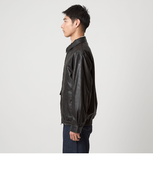 A2 レザーライク ブルゾン｜グリーンレーベル リラクシングの通販
