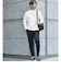 【WEB限定】JUST fit クリーン カノコ モックネック 長袖 Tシャツ -抗菌-