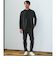【WEB限定】JUST fit クリーン カノコ モックネック 長袖 Tシャツ -抗菌-