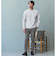 【WEB限定】JUST fit クリーン カノコ モックネック 長袖 Tシャツ -抗菌-