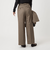［size SHORT/TALLあり］ホームスパン ストレート パンツ ストレッチ