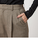 ［size SHORT/TALLあり］ホームスパン ストレート パンツ ストレッチ