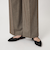 ［size SHORT/TALLあり］ホームスパン ストレート パンツ ストレッチ